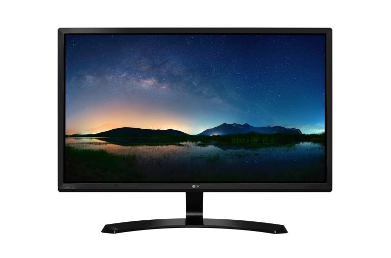 Vue avant de Le moniteur IPS à la qualité d&#39;image supérieure | 27’’ (68cm) | Moniteur LED IPS | Résolution 1920x1080 | tps réponse 5ms | VGA, HDMI, DVI LG 27MP58VQ