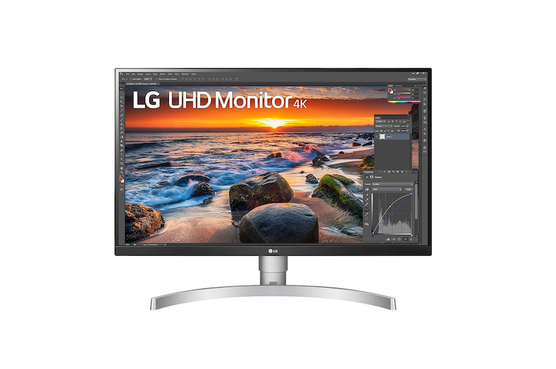 LG 27'' (68 cm) | Moniteur LED IPS 16/9ème | Résolution UHD 4K 3840 x 2160, LG 27UN83A-W