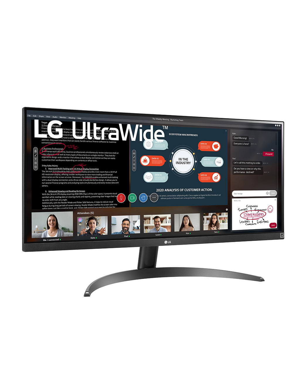 29'' (73 cm) | UltraWide™ Moniteur LED IPS 21/9ème | Résolution UW
