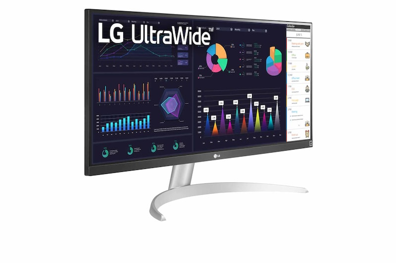 LG 29"| Moniteur UltraWide| Résolution UWFHD 2560x1080, LG 29WQ600-W