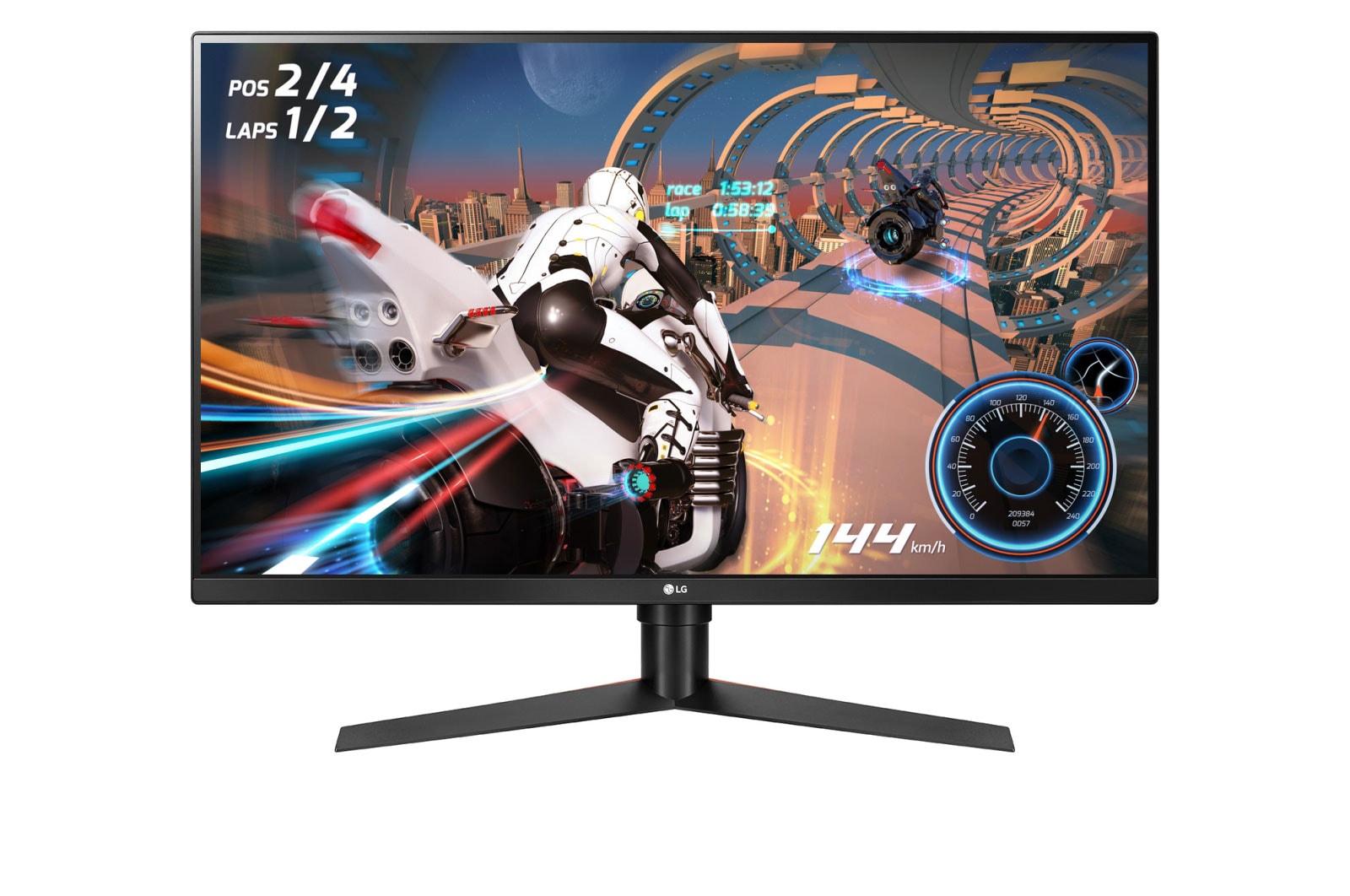 Vue avant de 32&#34; (81cm) | Moniteur 16/9ème | Résolution QHD 2560 x 1440 LG 32GK650F-B