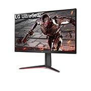 LG 31,5'' (80cm) | Moniteur gaming VA 16/9ème | Résolution QHD 2560 x 1440, LG 32GN650-B