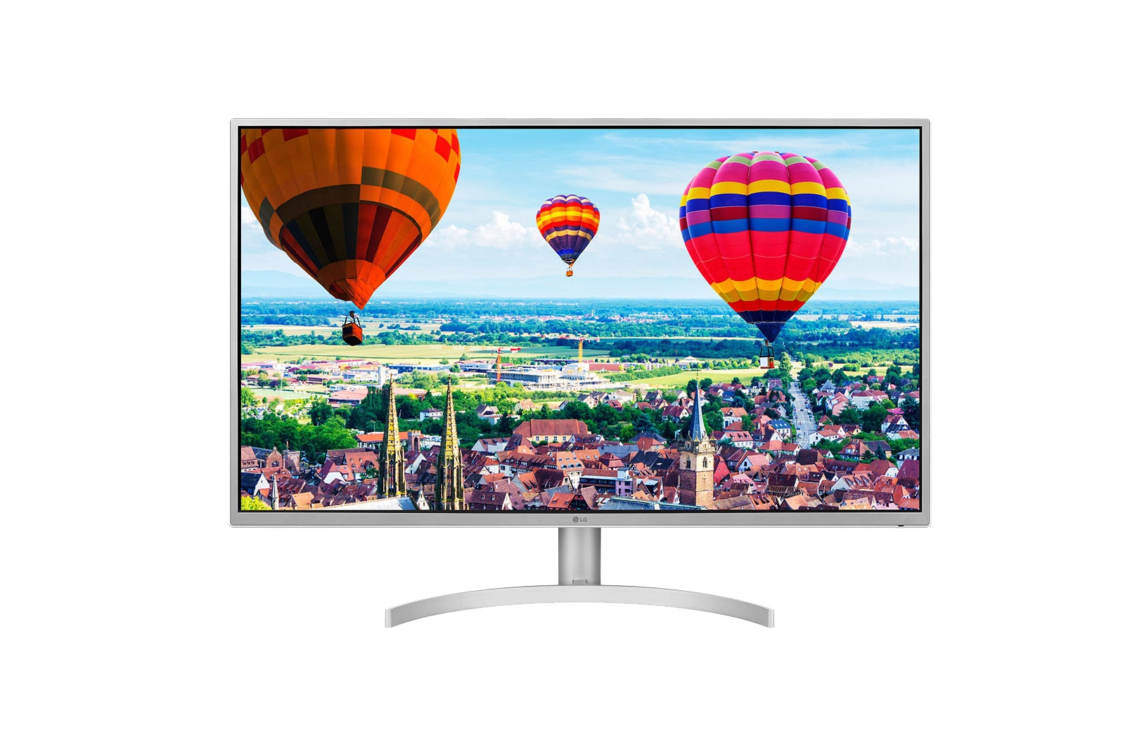 Vue avant de 32&#34; (80 cm) | Moniteur LED IPS 16/9ème | Résolution QHD 2560x1440 LG 32QK500-W