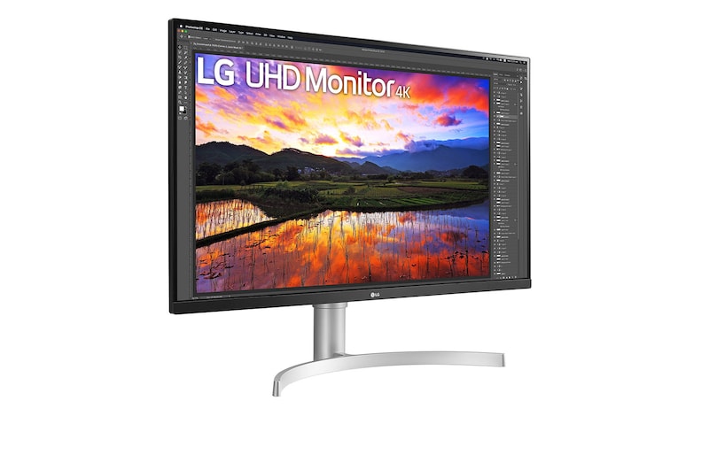 LG 31.5'' (80 cm) | Moniteur LED IPS | Résolution 4K 3840x2160, LG 32UN650P-W