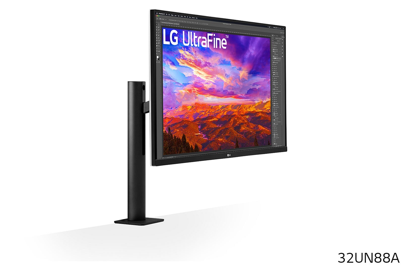 LG Moniteur 4K Ergo UltraFine™ 32" | IPS 16:9e | Résolution UHD 4K 3840 x 2160, LG 32UN88A-W