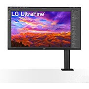 Vue avant de Moniteur 4K Ergo UltraFine™ 32&#34; | IPS 16:9e | Résolution UHD 4K 3840 x 2160 LG 32UN88AP-W