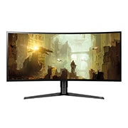 Vue avant de 34&#34; (86 cm) | Résolution 3440 × 1440 | Tps réponse 1ms | HDMI (2), Display Port, USB 3.0 (3) | 144Hz LG 34GK950F-B