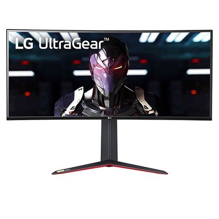 34'' (86 cm), UltraGear™ Moniteur incurvé LED 21/9ème, Résolution QHD  3440 x 1440, 144Hz - LG 34GN850P-B