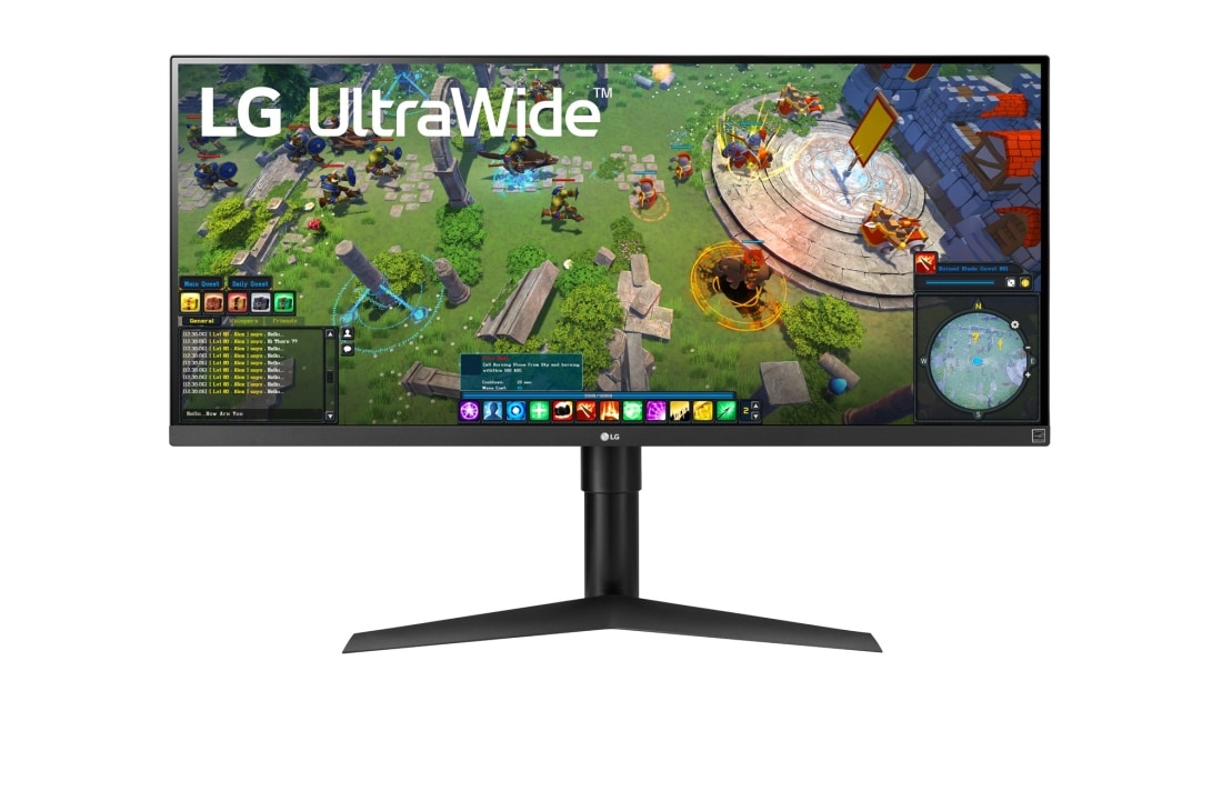 LG 34'' (86 cm) | UltraWide™ Moniteur LED IPS 21/9ème | Résolution UW-FHD 2560x1080, LG 34WP65G-B