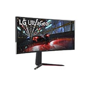 LG 38'' (95 cm) | Moniteur incurvé LED Nano IPS 21/9ème | Résolution UWQHD+ 3840x1600, LG 38GN950P-B