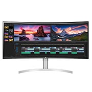 Vue avant de 38&#39;&#39; (96 cm) | Moniteur Nano IPS incurvé 21/9ème | Résolution QHD&#43; 3840 x 1600 LG 38WN95C-W