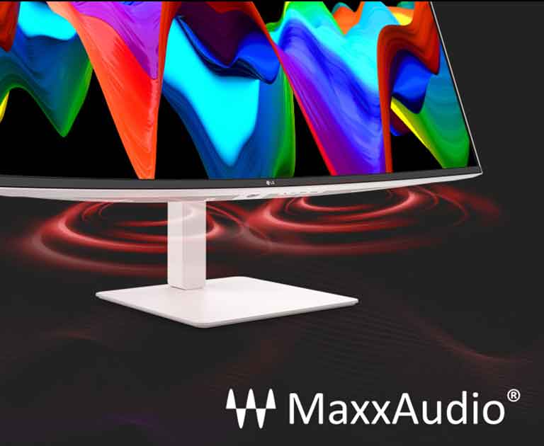 Haut-parleurs intégrés avec MaxxAudio®.