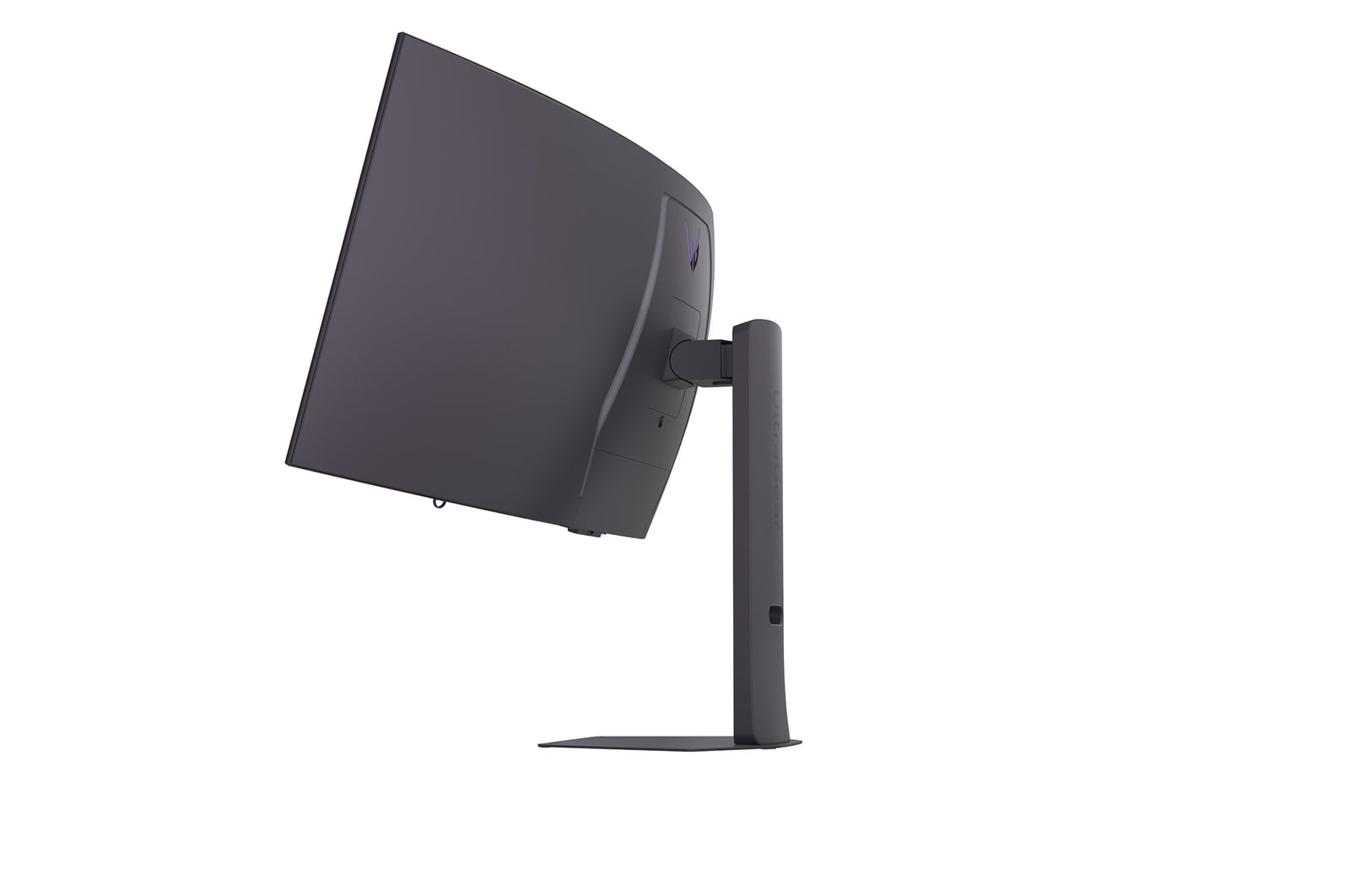 vue avant du moniteur avec le support en bas