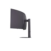 Vue arrière du Moniteur LG 39GX900A au fini sombre, détaillant les spécifications des ports avec deux ports HDMI™, DP, USB-C et une connexion USB.
