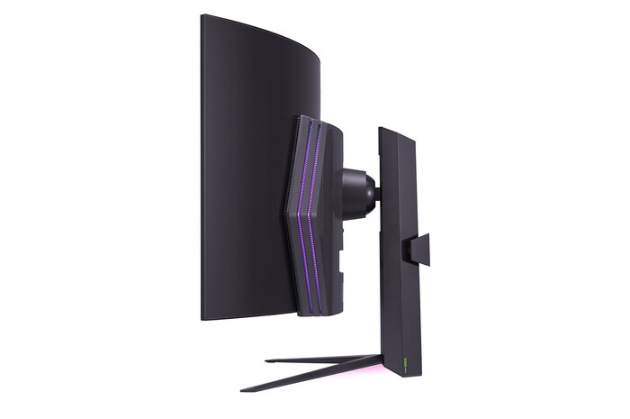 Vue de côté avec voyants allumés