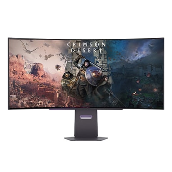 Vue avant de 45' (113 cm) | Moniteur gaming OLED 21:9 | Résolution WQHD 3440 x 1440 LG 45GX900A-B