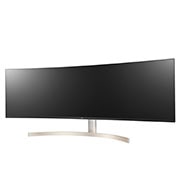 LG 49" (124 cm) | Moniteur incurvé LED IPS 32/9ème | Résolution Dual QHD 5120 x 1440, LG 49WL95C-W