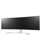 LG 49'' (124 cm) | Moniteur incurvé LED IPS 32/9ème | Résolution Dual QHD 5120 x 1440, LG 49WL95CP-W
