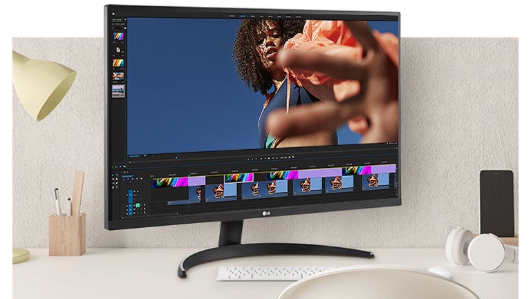 Profitez d'une clarté visuelle époustouflante et de couleurs éclatantes avec le moniteur LG UHD 4K HDR.