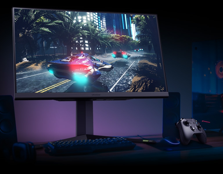 31.5'' (80 cm) | Moniteur gaming IPS 16/9ème | Résolution UHD 4K 3840 x  2160 - LG 32GR93U-B | LG FR