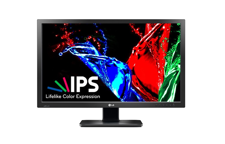 Vue avant de Moniteur 27 pouces LED IPS Pivot Multimedia LG 27EB22PY
