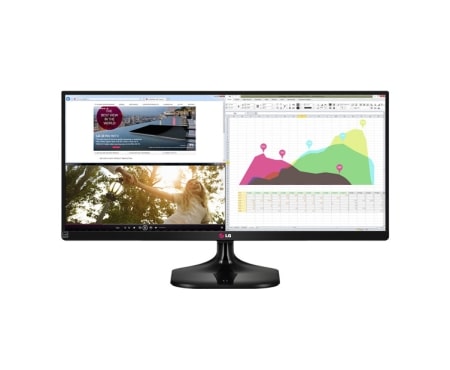 29 (73cm), Moniteur LED IPS 21/9, Résolution 2560x1080, tps réponse 5ms, HDMI, Display port, Design Cinema Screen - LG 29UM55