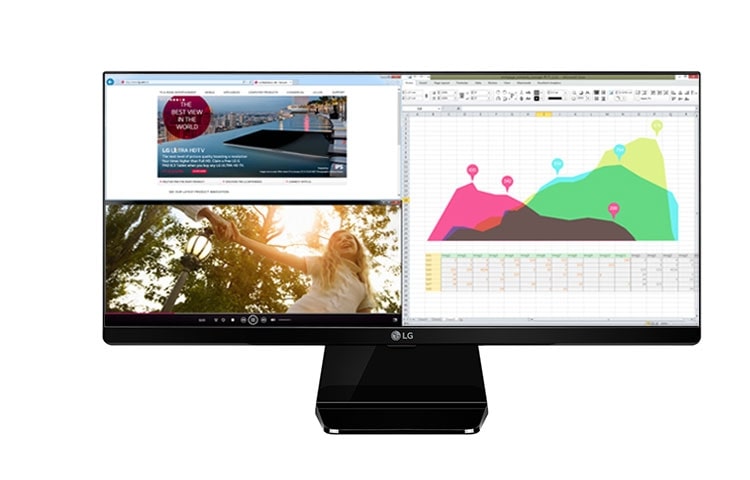 LG Moniteur LED IPS 21/9 LG 29UM67