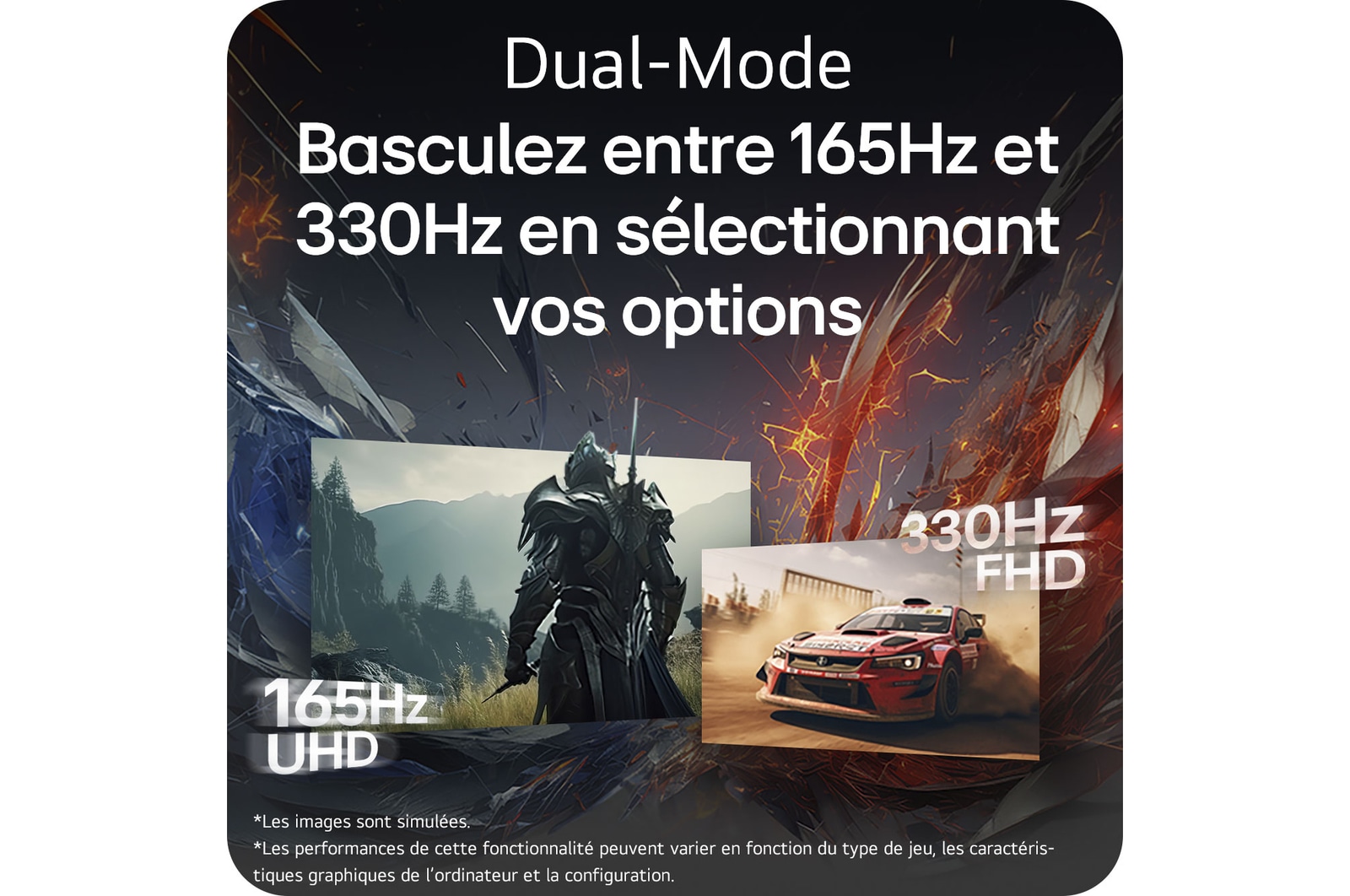 Moniteur LG UltraGear™ 32GX850A affichant les dimensions de face et de profil, mesurant 714,1 mm de largeur, 411,8 mm de hauteur d'écran, 510,9–620,9 mm de hauteur totale et 249,8 mm de profondeur.