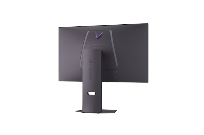 Vue arrière des ports du Moniteur LG UltraGear™ 32GX850A en finition noire, détaillant les entrées doubles HDMI™ et DisplayPort (DP-IN), ainsi que les ports USB 3.0 (SS).