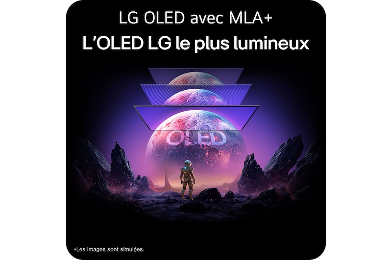 LG OLED avec MLA+ L'OLED LG le plus lumineux