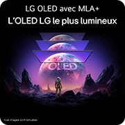 LG OLED avec MLA+ L'OLED LG le plus lumineux