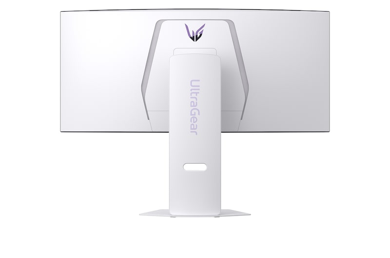 vue latérale du moniteur incliné