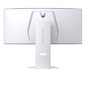 vue latérale du moniteur incliné