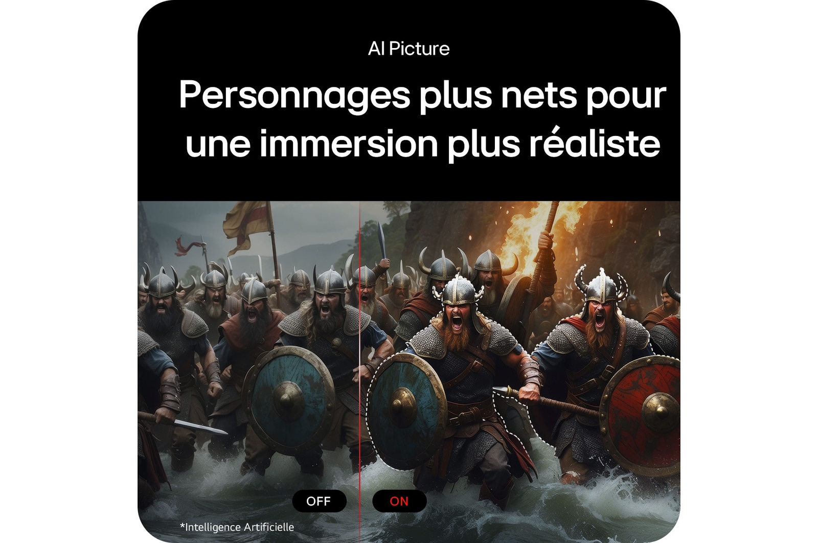 Al Picture  Personnages plus nets pour une immersion plus realiste
