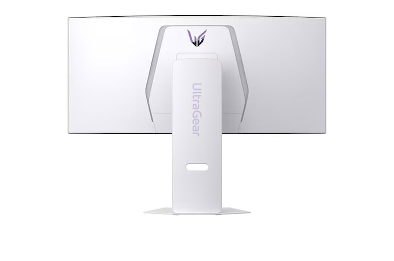 Moniteur LG 34GX90SA affichant l'écran OLED UltraWide de 34 pouces, mettant en avant la résolution 21:9 WQHD (3440x1440) et la technologie OLED noir profond pour des images incroyables.