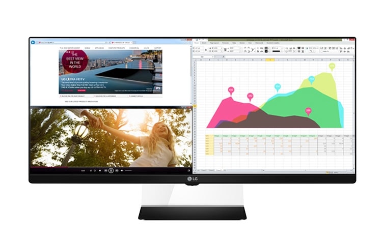 LG Moniteur LED IPS 21/9 LG 34UC97