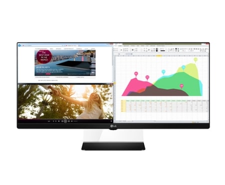 LG Moniteur LED IPS 21/9 LG 34UC97