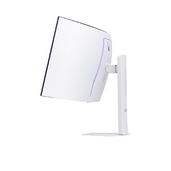 vue latérale du moniteur incliné