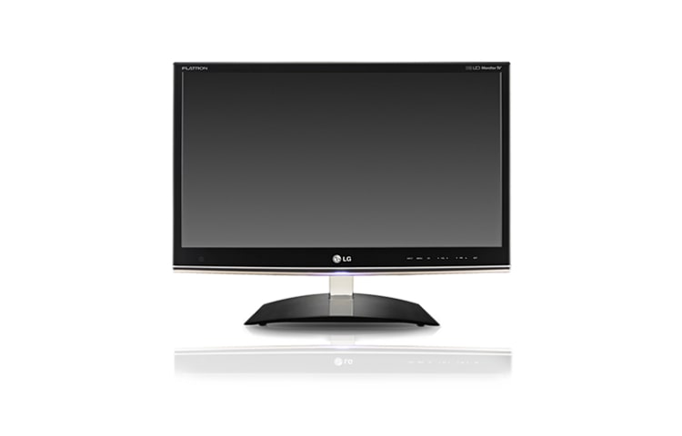 Vue avant de Moniteur LCD LED Cinema 3D, 23 pouces (58cm), Tuner TNT MPEG4, HDMI, USB Divx… LG DM2350D-PZ