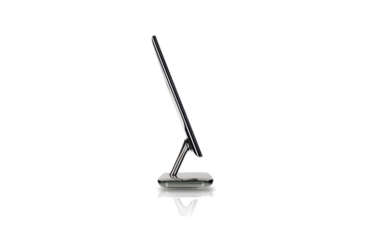 LG Moniteur LCD LED, 23 pouces (58cm) de 11.9mm d'épaisseur, HDMI, déport des connectiques dans le pied., LG E2281VR-BN