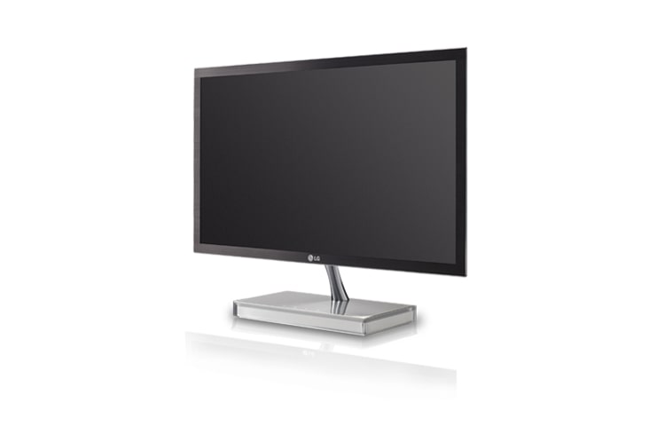 LG Moniteur LCD LED, 21.5 pouces (54cm) de 7.2mm d'épaisseur, HDMI, déport des connectiques dans le pied., LG E2290V-SN