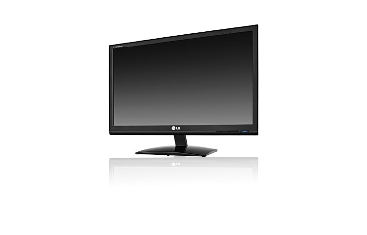 Vue avant de Moniteur LCD LED 23 pouces (58cm), VGA, DVI-D LG E2341T-BN