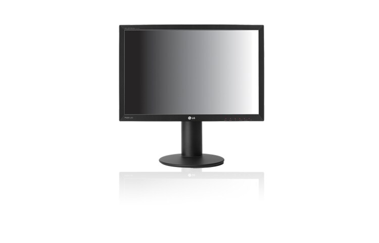Vue avant de Moniteur LED RVB 24 pouces 16/10ème, VGA, DVI-D, HDMI, USB. LG W2420R-BN