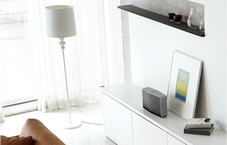 LG Enceinte Multiroom Hi-fi sans fil | Compatible Google Cast | Puissance sonore 40W | Qualité HD 24Bit/192kHz | Modes Multiroom, Stéréo et home cinema, LG H5 NP8540