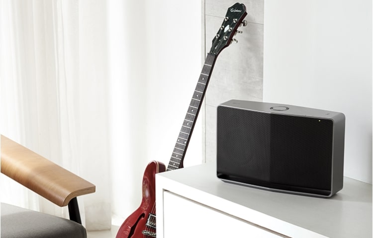 LG Enceinte Multiroom Hi-fi sans fil | Compatible Google Cast | Puissance sonore 70W | Qualité HD 24Bit/192kHz | Modes Multiroom, Stéréo et home cinema, LG H7 NP8740