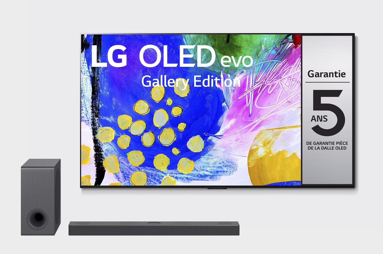 Vue avant de Pack | TV LG OLED77G26LA + Barre de son S80QY LG OLED77G26LA.S80QY