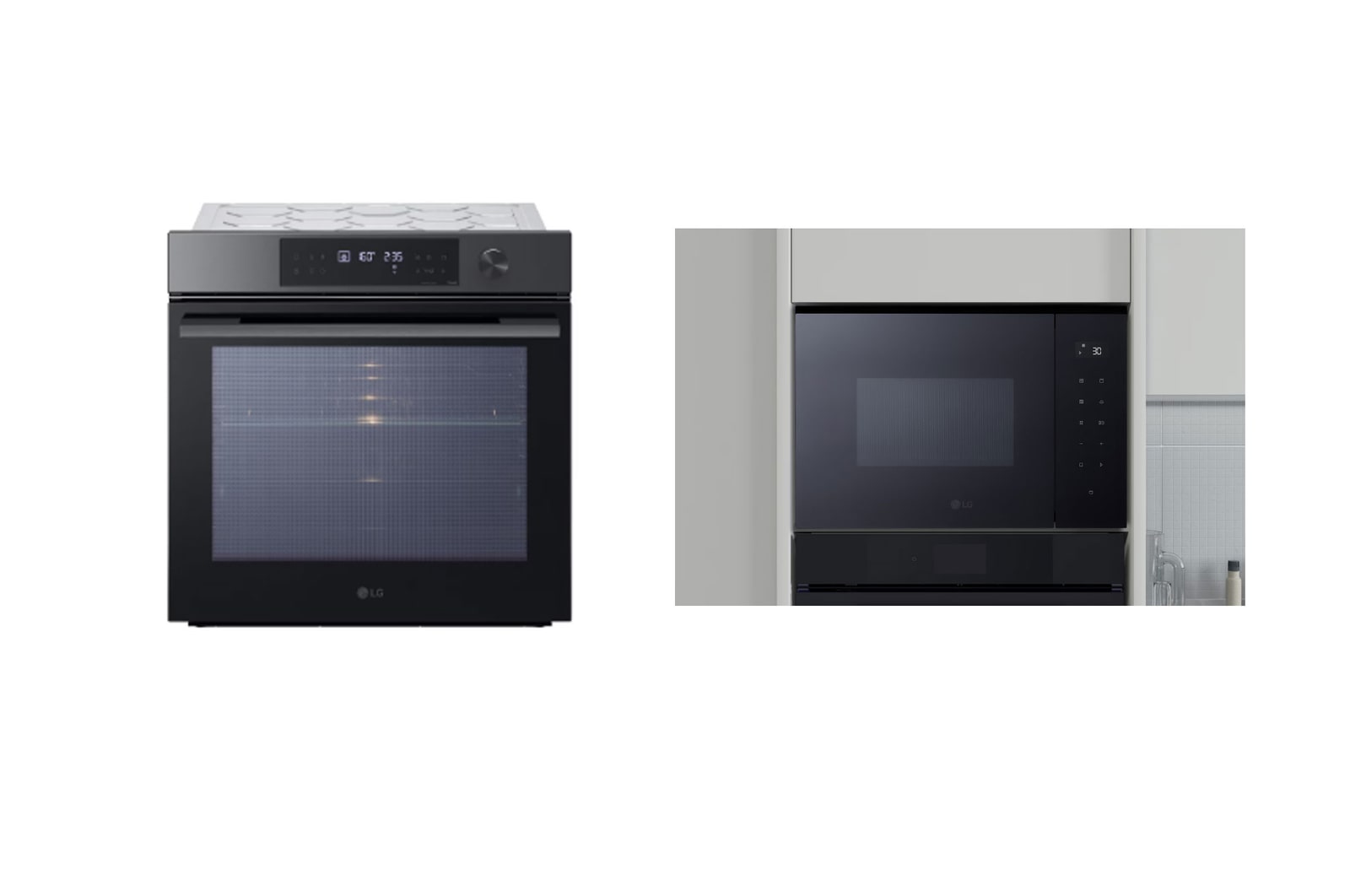 Vue avant de Pack | Four encastrable WS7D7652CB + Micro-ondes gril encastrable MGBZ259 LG WS7D7652CB.MGBZ259