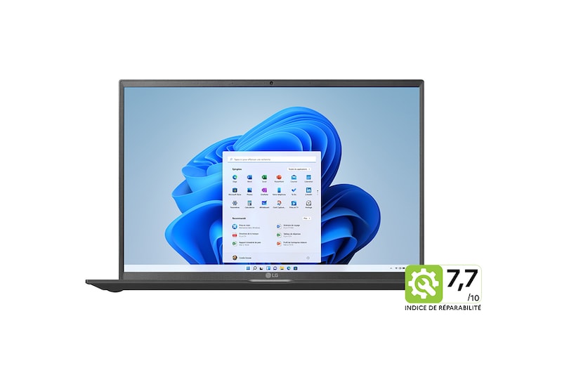 LG gram 14Z90P | Windows 11 Home | 14'' 999g | Intel® Core™ i7 | RAM 16Go | SSD 1To NVME, LG 14Z90P-G.AA78F