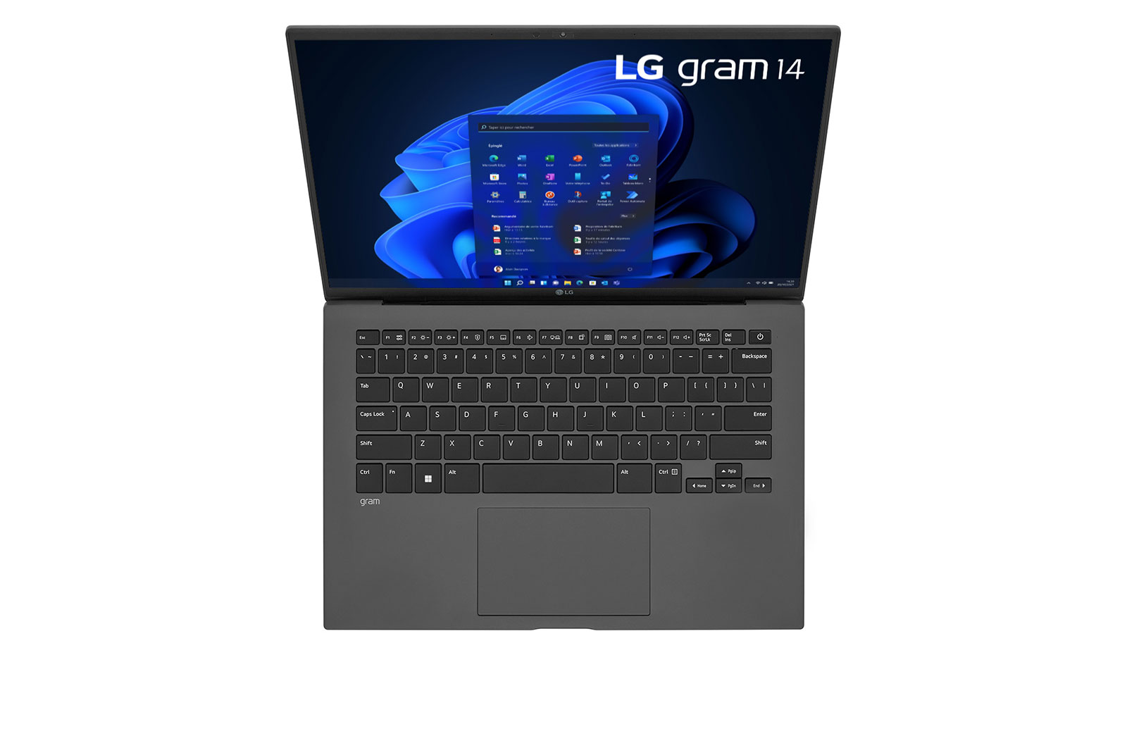LG gram 14Z90R | Windows 11 Pro | 14" 999g | Intel® Core™ i7 | RAM 16Go | SSD 1To NVMe™, LG 14Z90R-G.AP79F