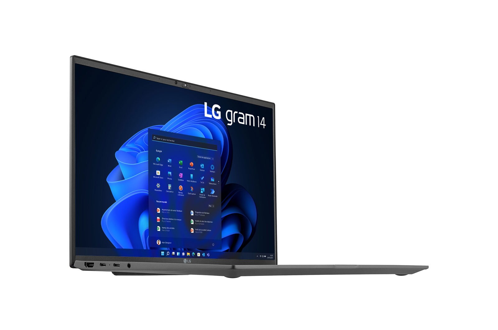 LG gram 14Z90R | Windows 11 Pro | 14" 999g | Intel® Core™ i7 | RAM 16Go | SSD 1To NVMe™, LG 14Z90R-G.AP79F